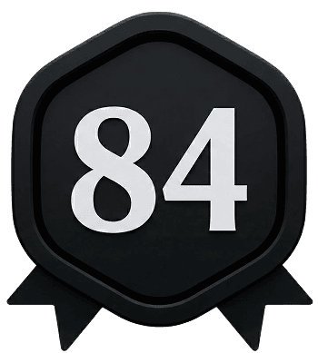 84 Rooms Guarantee Badge